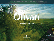 Tablet Screenshot of olivarioliveoil.com